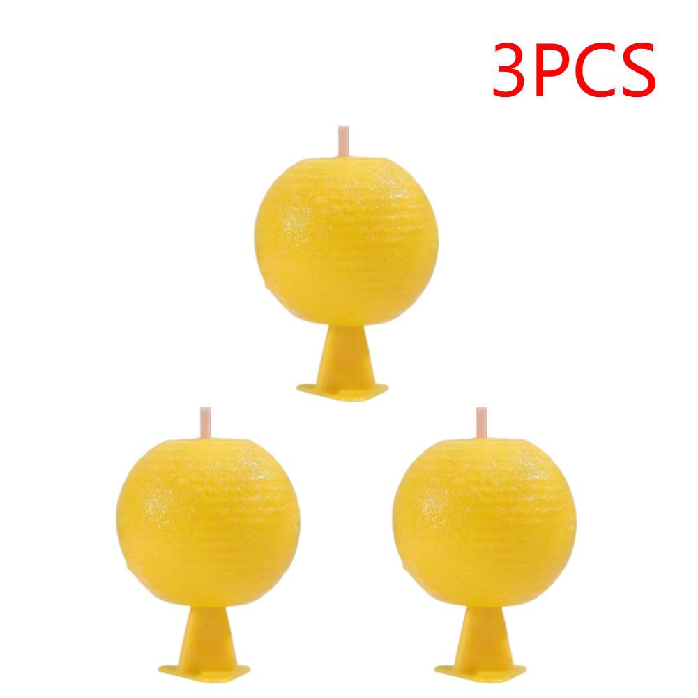 1-5PCS Ball Fruit Fly Catcher Pest Control Sticky Traps 8.2cm Wasp Bee Insect Trap Gnat Traps For Indoor Outdoor Kitchen Plants