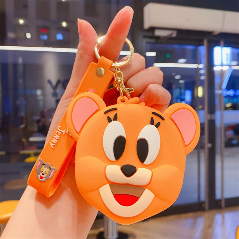 Cartoon Animal Silicone Keychain Bag - Kids' Coin Purse & Toy Pendant