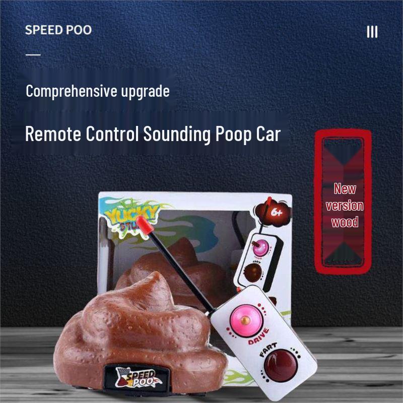 

Viral Gag Remote-Control Poop Car: Silly Prank Toy for Stress Relief One Size