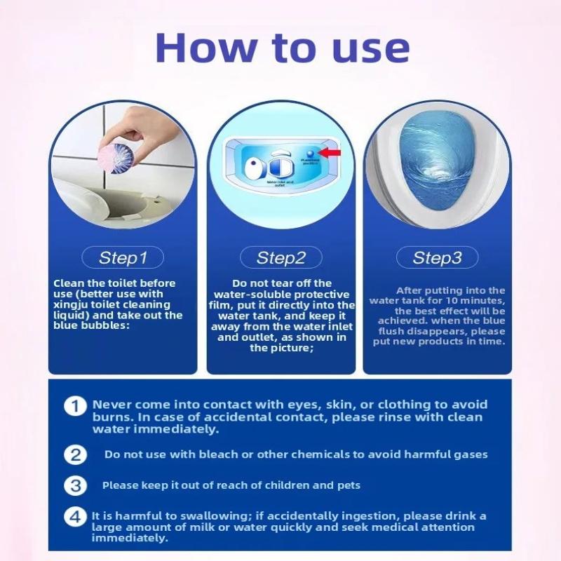 5/10/20Pcs 2 Color Pink & Blue Flush Toilet Bowl Cleaner Tablets Household Condense Cleaner Remove Stain Odor Toilet Blocks Deodorant