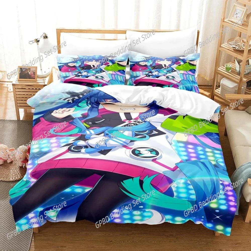 Anime Uma Musume Pretty Derby Twin Turbo 3D Bedding Set Duvet Cover Pillowcases Full Queen King Size Home Decor Quilt Boys Gift