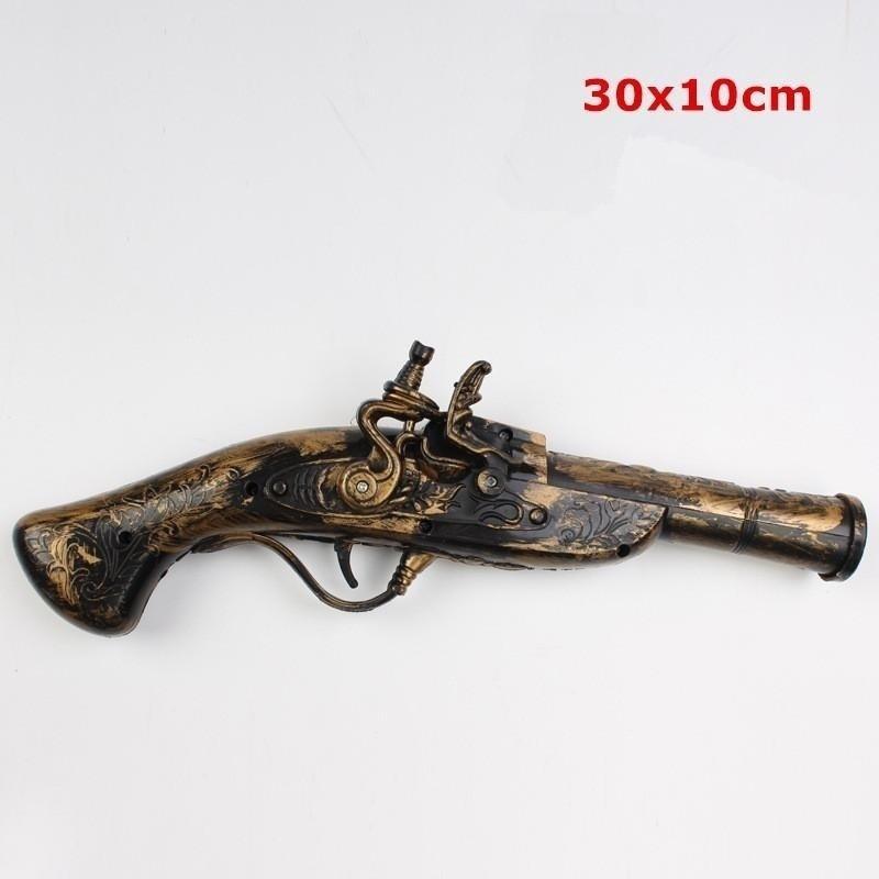 Halloween Pirate Gun Hat Knife Compass Props Pirate Party Accessories COSPLAY Pirates of The Caribbe