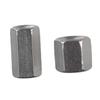 10Pcs Silver Tone Hex Coupling Nuts 304 Stainless Steel Metric Size Durabl Hex Rod Coupling Nut