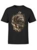 Tiger Tshirt Collection Pouncing Fury Tiger Tshirt Unisex