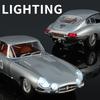 1:24 E-TYPE Retro Vintage Car Simulation Alloy Model Car Toy Diecasts Metal Casting Sound and Light Car Toys Vehicle