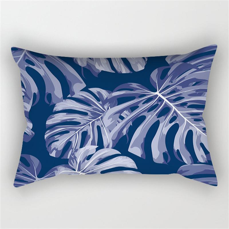 Скандинавская осенняя наволочка для домашнего декора 30*50, современная богемная наволочка для гостиной, дивана, автомобиля, наволочка с листьями растений 30X50cm