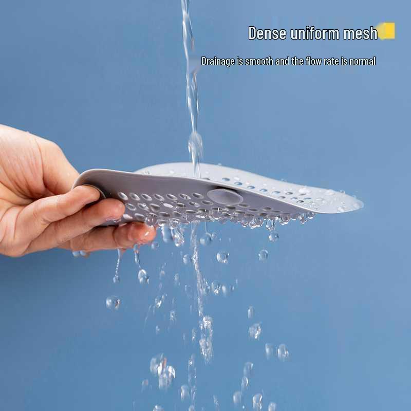 Geruchsdichter Silikon-Haarfänger und Abflussverschluss