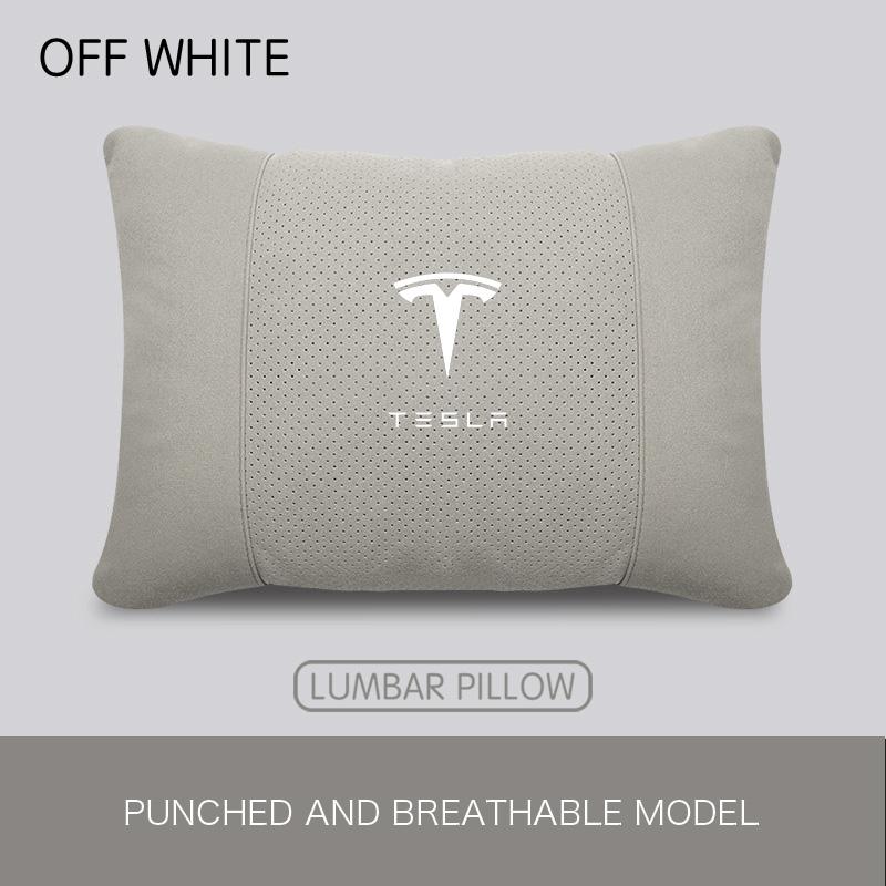 AMN1 Tesla Model Y Juniper 2026 Tesla Model 3 Highland 2026 Model S X Interior Neck Pillow Car Headrest Waist Pillow Accessories 2025