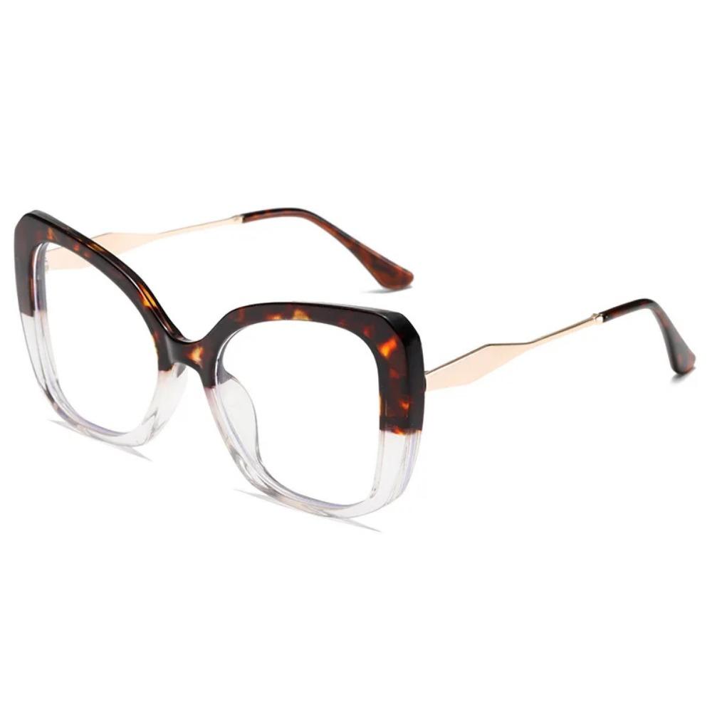 New Minimalist Anti Blue Light Flat Glasses Protective Goggles That Can Also Be Worn Without Makeup Decorative Metal Glasses
