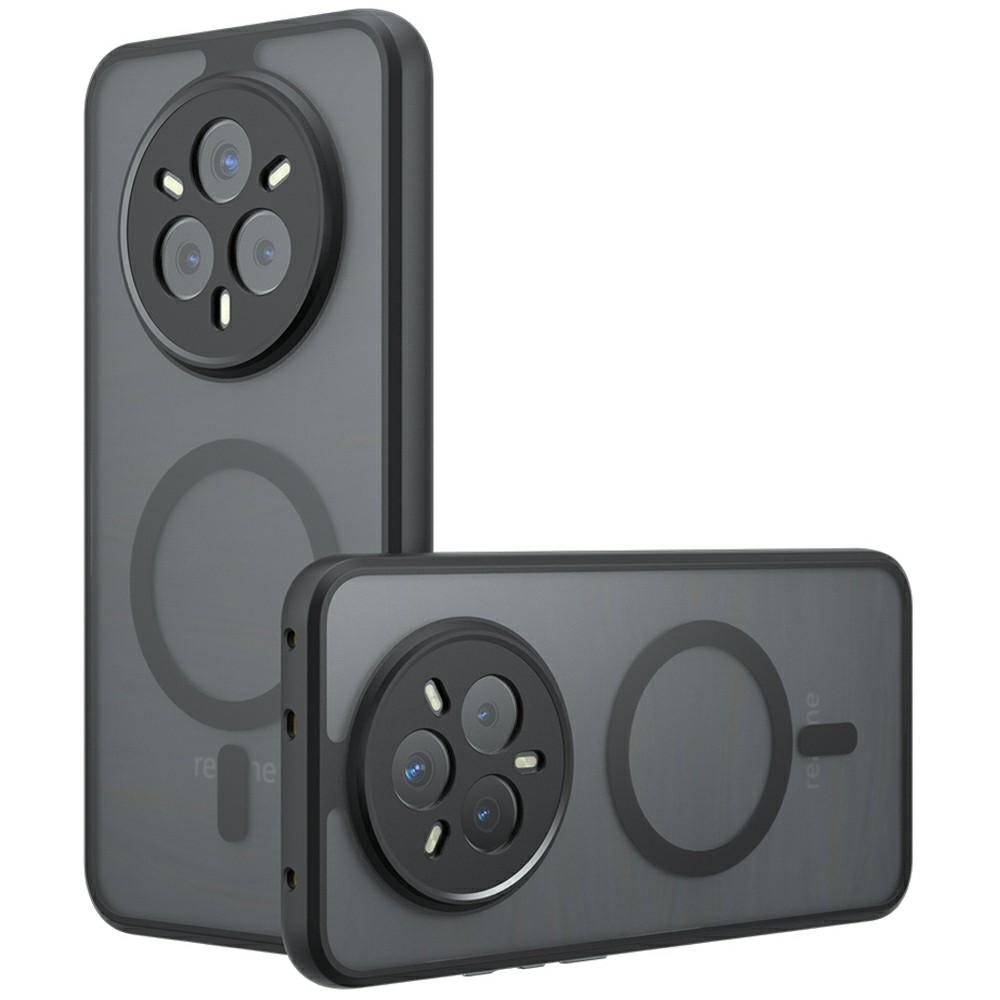 

Для Realme 14 Pro 5G Чехол Совместимый с MagSafe ТПУ+ПК Матовый Чехол для Телефона A