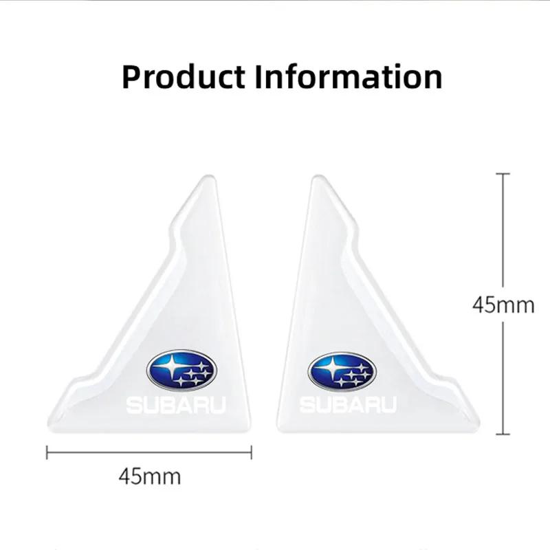 For Subaru STI Impreza Outback Legacy Forester WRX BRZ XV  4Pcs Car Door Corner Covers Anti Scratch Protection Stickers X6