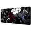 Line Cat Mouse Pad Office Mouse Pad with Wrist Support Games Desk MattNonSlip desk matGaming Mouse pads