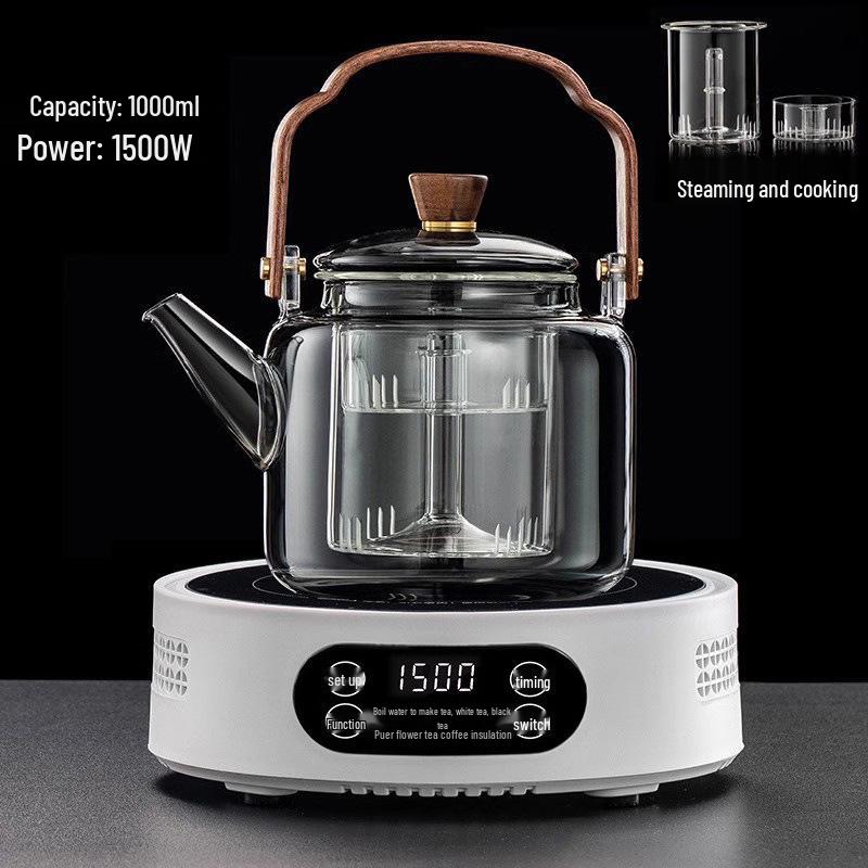 Mi Ceramic 1500W Mini Tea Maker & Induction Cooker - Automatic Warm, Compact Design for Home