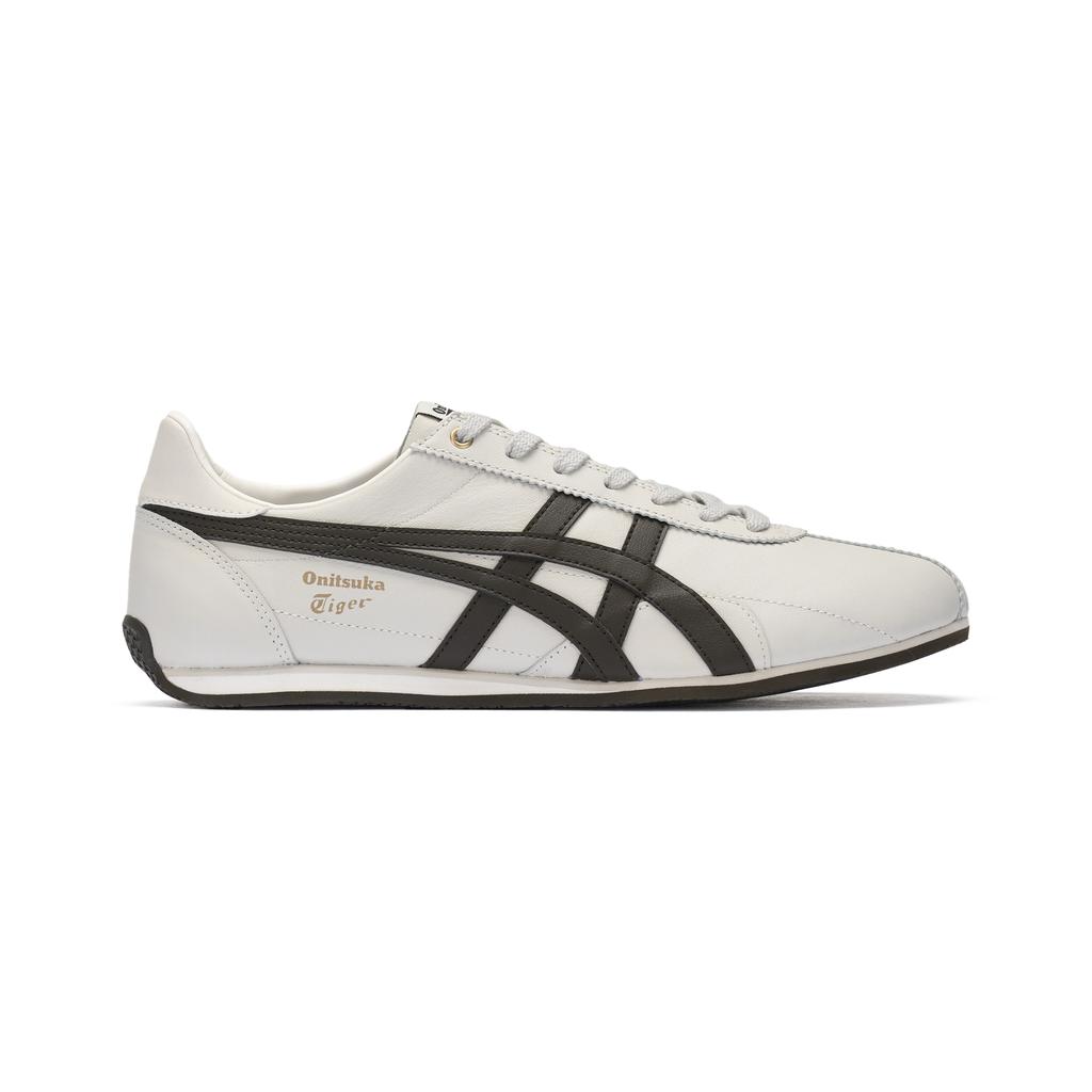 ONITSUKA TIGER Runspark Cuir de Vache Confortables Chaussures Décontractées Unisexe Beige 1183C442-020