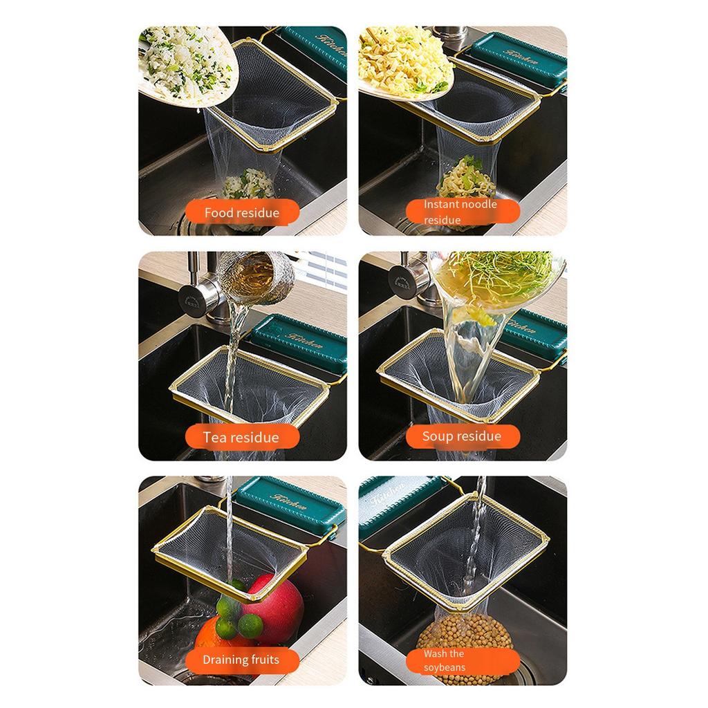 Multifunktionales Küchenspülbecken Siebkorb Langlebiges Abtropfgestell für Gemüse Geschirr Utensilien Waschen Organisation