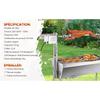 Grill Roaster Electric Motor Goat Pig Chicken BBQ Spit Rotisserie Outdoor Barbecue Accessories SP-S40 Stainless Steel