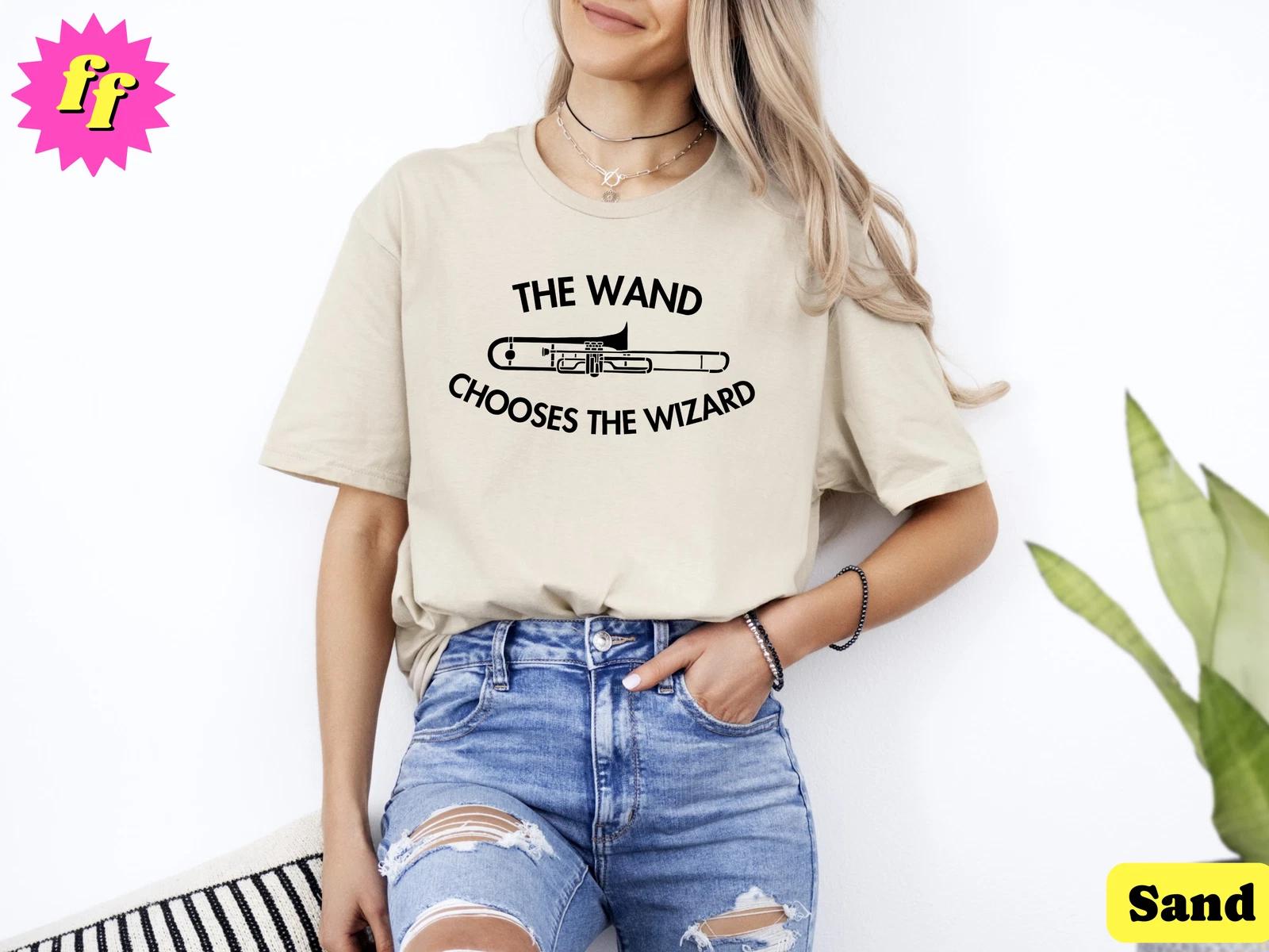 Funny Trombone Player Shirt Classical Music Gift School Band Tee Musician T- Shirt L