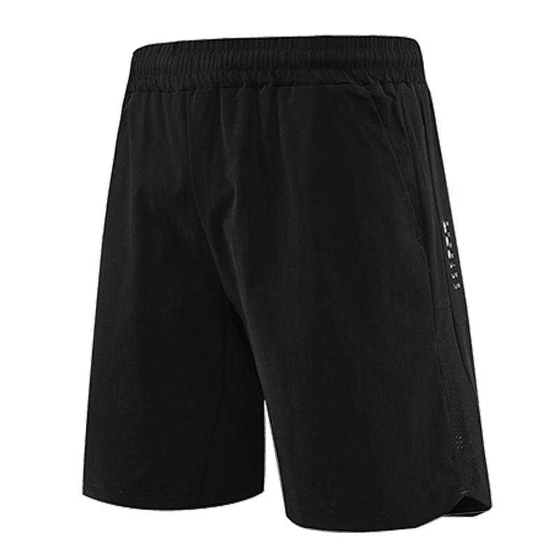 

Летние мужские спортивные шорты для бега в спортзале, для тренировок, для занятий спортом, для активного отдыха, мужские дышащие эластичные шорты-шорты XL чёрный