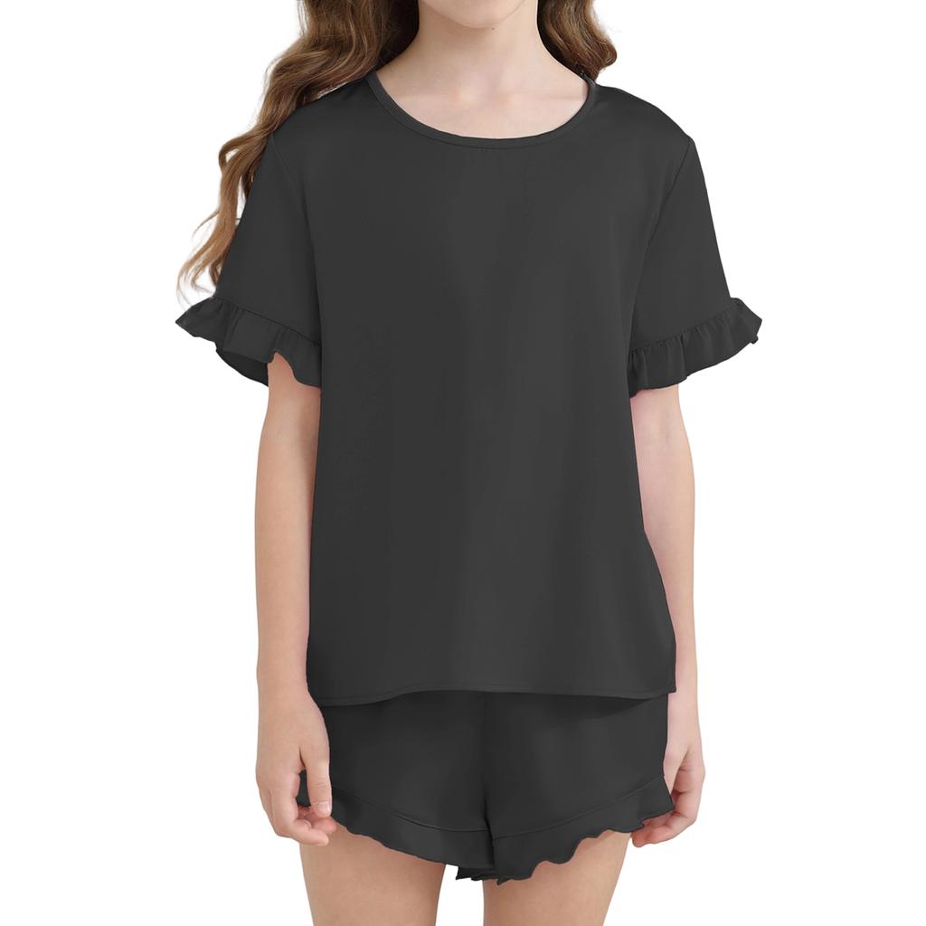 Children's Sleepwear 2-piece Home Clothes Short Sleeve Shorts Sleepwear Set