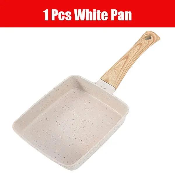 Nonstick Tamagoyaki Egg Frying Pan Japanese Omelette Pan Non-Stick Coating Pancake Egg Pan Steak Pan Breakfast Kitchen Cookware