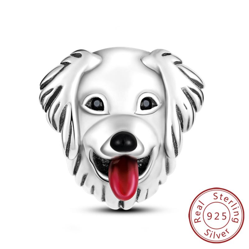 S Copper Charms Beads Pendant Elephant Cat Dog Animal Beads Fit Original Bracelet Charms Women Jewelry