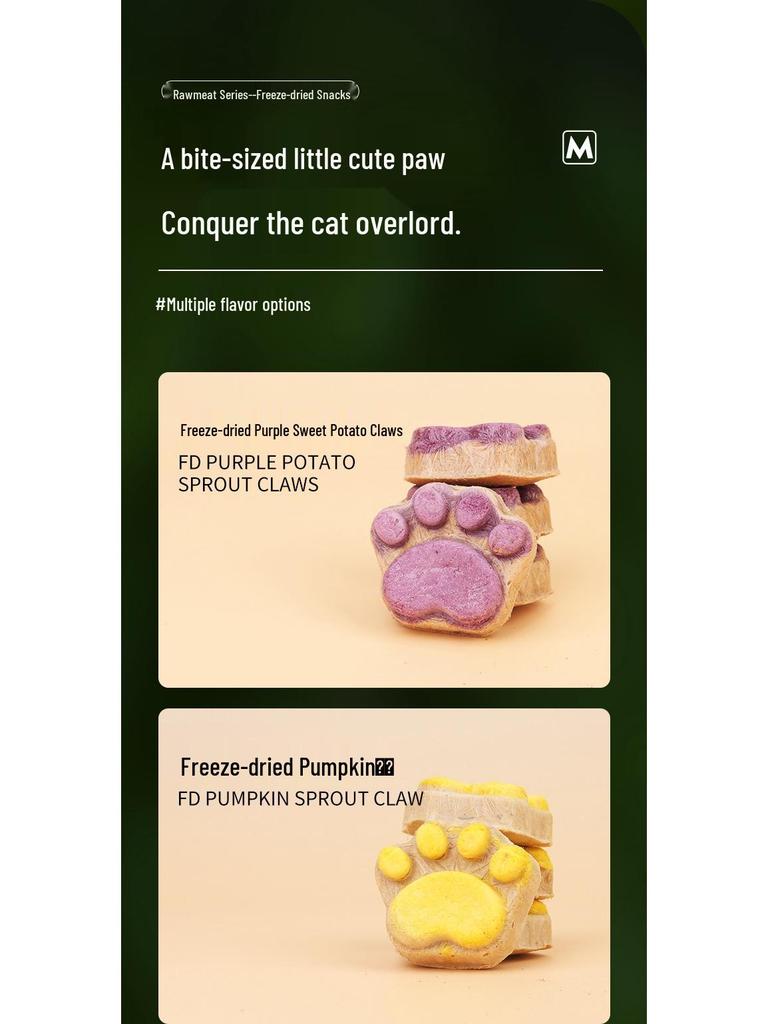 MOT Freeze-Dried Cat Snacks: Paw Biscuits & Bone Meat Patties