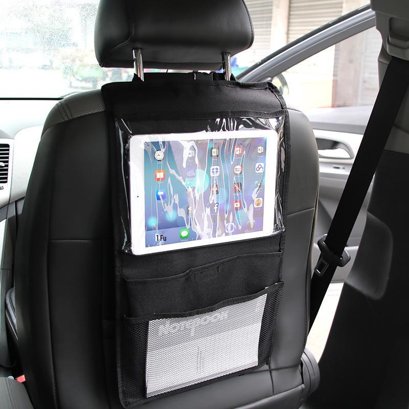 Car Seat Back iPad Hanging Organizer - PVC Film Storage Bag