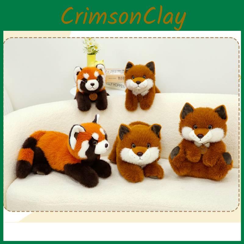 Fox Raccoon Plush Toy Cartoon Animal Stuffed Doll Room Decoration Gift Kids