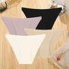 4Pcs/Set Sexy Women Ice Silk Low-waist Panties Female Traceless Briefs Ladies Comfortable Lingerie G-String Underpants
