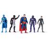 DC Comics, Superman Heroes Vs. Villains 5-Pack, 3-Inch Action Figures, Stylized Superhero Figures with Dynamic Poses and Battle-Ready Armor, Ages 4+