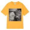 Funny Cat Meme Tshirt Unisex Vintage Casual Tshirts Summer Shortsleeved Casual LooseTshirt Streetwear