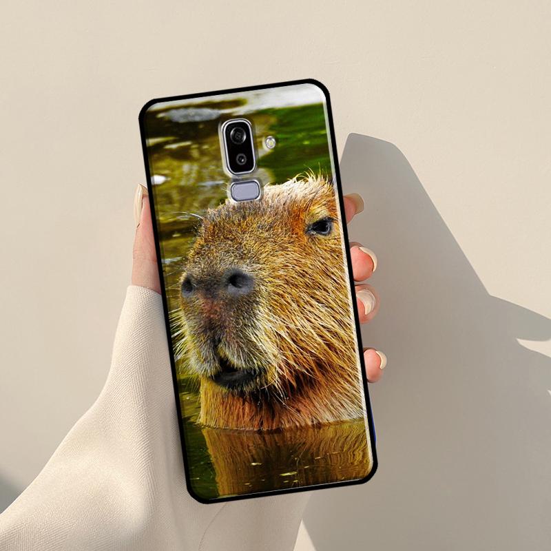 

Чехол с милым животным капибарой для Samsung Galaxy J3 J5 J7 2017 A3 A5 J1 2016 J4 J6 Plus A6 A7 A8 A9 J8 2018 Coque A5 2016 - A510 A510F