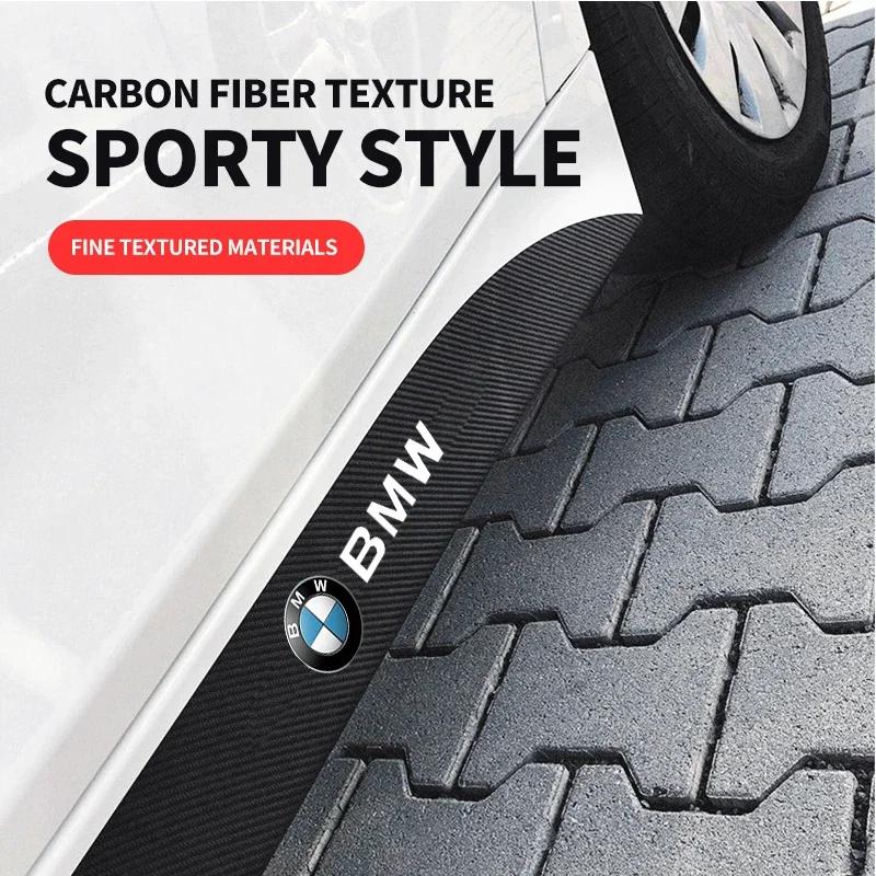 2ks Karbonové ochranné nálepky na prahy bočních sukýnek pro BMW M M3 M5 M6 X3 E46 E90 E39 F10 F20 F30 G20 E60 E36 E34 X6
