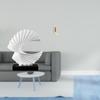 Wave Statue Desktop Ornament Abstract Resin Figurine for Bedroom Living Room Home Folding Wall Hook