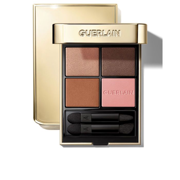Eyeshadow - OMBRES G Eyeshadow Palette - Shade #129 Yellow - 4 Finishes (satin, Matte, Metallic, Pearlescent) - Long Lasting