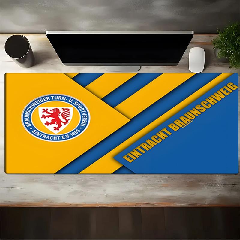 Braunschweig Fc Crest Design Mouse Pad, Gaming Mouse Pad, Keyboard Pad, Desk Decor for Computer Notebook Fan Gift Birthday Gift