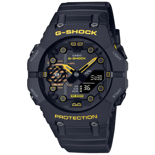 

Casio G-Shock Caution Yellow Series Bluetooth Watch GA-B001CY-1AJF Men s Black