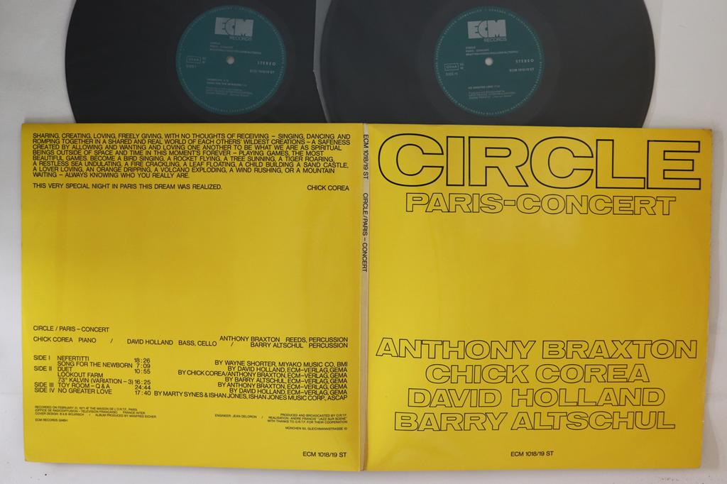 LP Record CIRCLE - Paris - Concert ECM101819ST ECM 1972 Germany Jazz Used