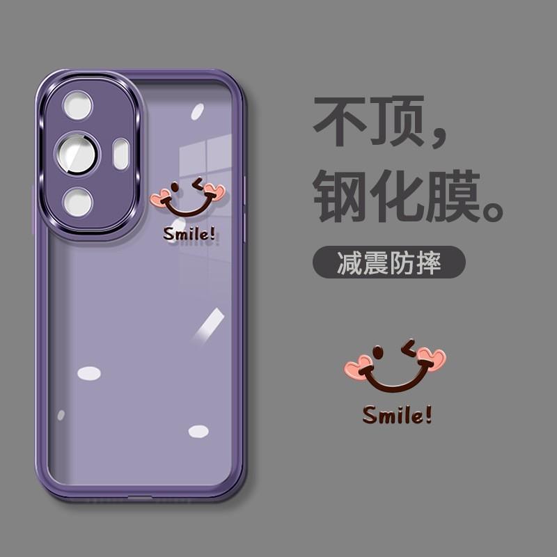 Applicable to Apple 11/11plus mobile phone case 11pro new simple 11 men's and women's 11 transparent smile expression