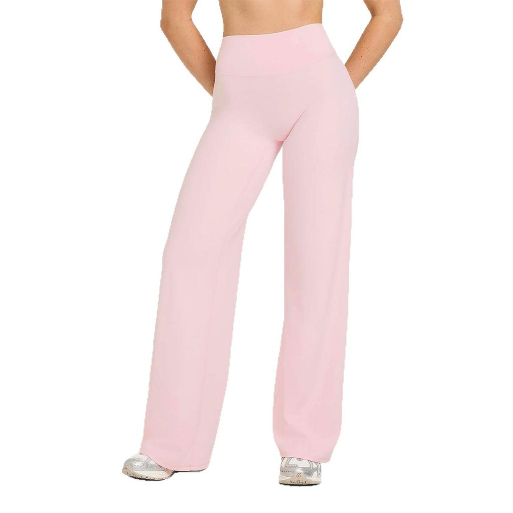 DFYNE Women's Seamless High-Waist Straight Leg Yoga Pants - Nude Feel, Butt-Lifting, Slimming, Loose Fit, Sports & Outdoor.