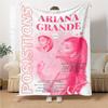 Ariana Grande'S Artwork Blanket Soft Throw Blanket For Home Bedroom Bed Sofa Travel Office Solid Christmas Blanket