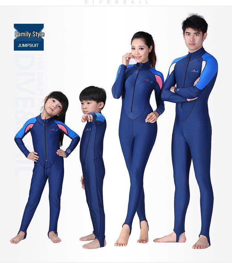 DiveSail Unisex Jednodílný Šnorchlovací Oblek s Kapucí - Ochrana proti Slunci pro Potápění, Surfování & Medúzy