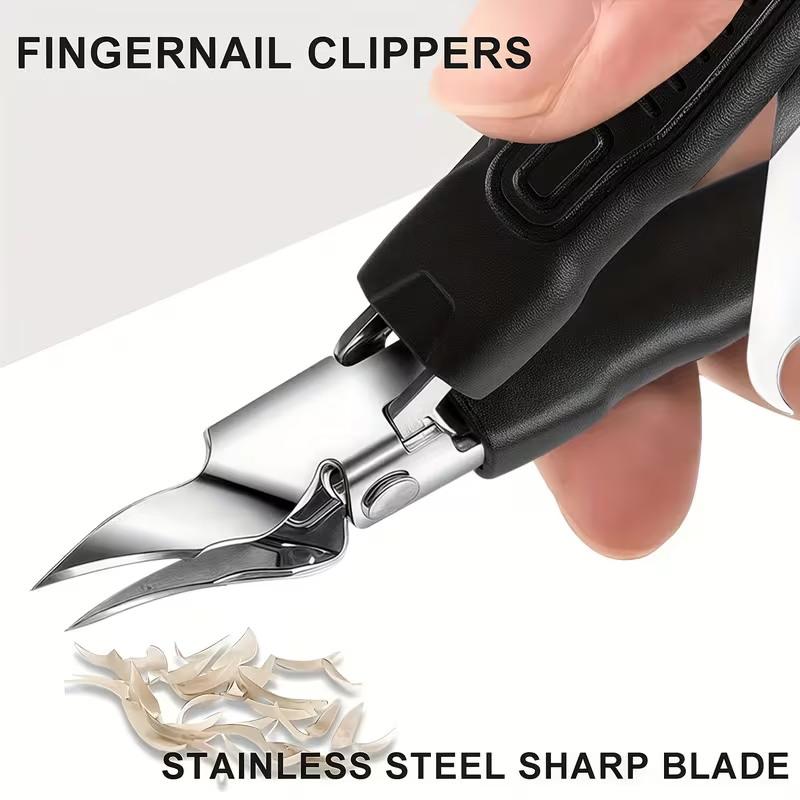 Multifunctional Stainless Steel Nail Clipper Set - 3-in-1 Ultra Sharp Nail Tools with Nail Files for Precision Nail Care