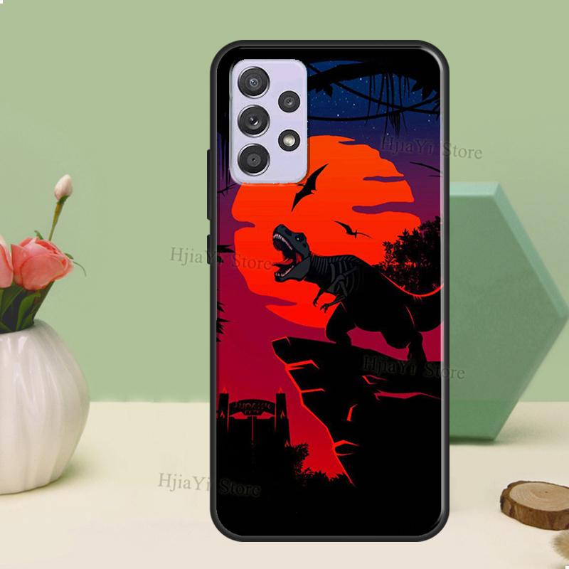 Jurassic Dinosaur Case For Samsung A54 A34 A24 A14 A51 A71 A12 A22 A32 A52 A72 A73 A33 A53 A13 Back Cover
