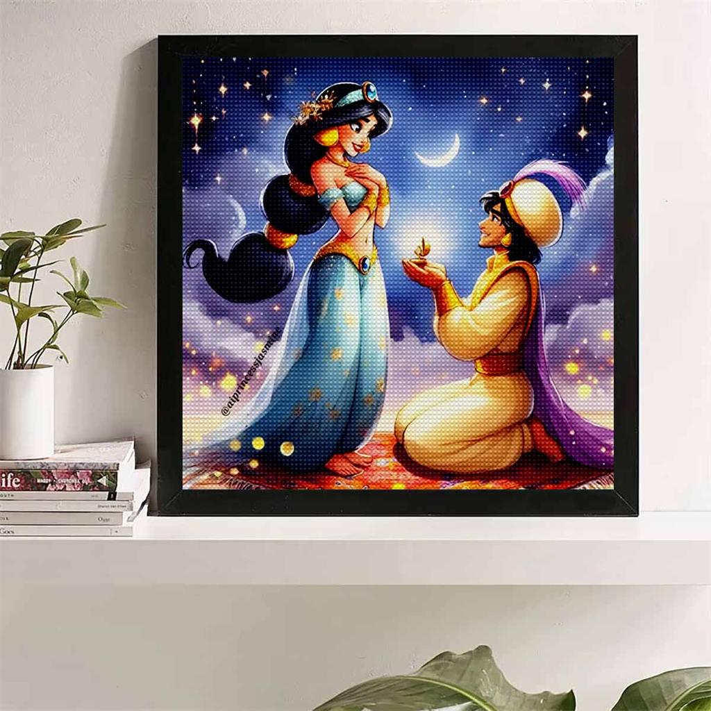 Disney 5D Diamond Painting Princesses and Princes Cross Stitch Mosaic Kit Home Decor Wall Sticker DIY Handmade Gift