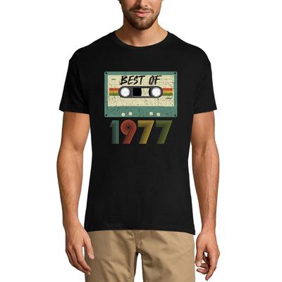 חולצת טריקו לגברים בציר הטוב ביותר של 1977 - חולצה רטרו קסטה 44 מתנת יום הולדת