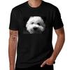 Bichon Frise Black And White Tshirt Basic Lightweight Short Sleeve Tee