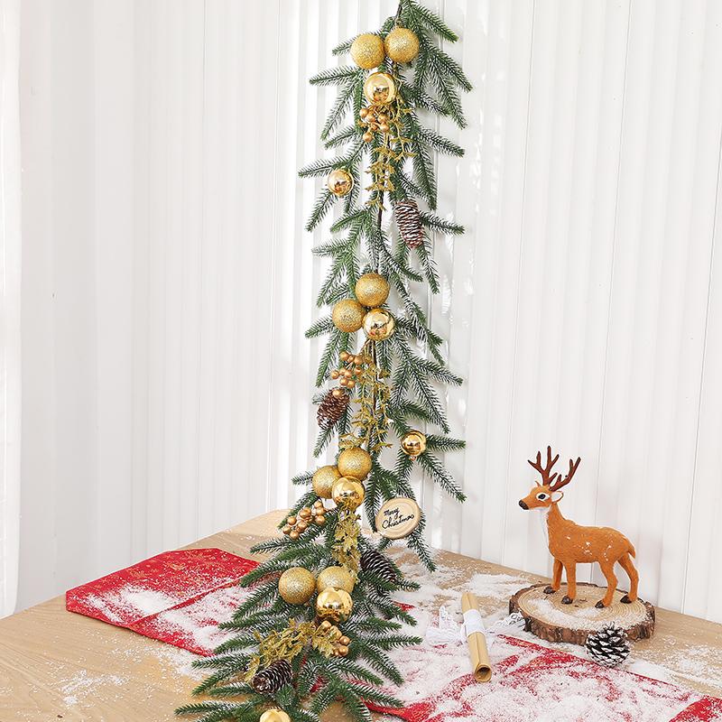 Szyfrowane Śnieżynki z Rattanu Dekoracje Świąteczne na Okna, Drzwi i Balustrady
