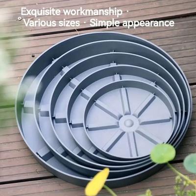 New Mobile Flowerpot Tray Plastic BreathableBase Bottom Flower Pot Anti Rotting Root Stand Patio Plant Pot Tray