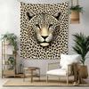 Bohemian Style Tapestry Leopard Jungle Animal Print Wall Hanging Living Room Bedroom Wild Aesthetics Home Decor